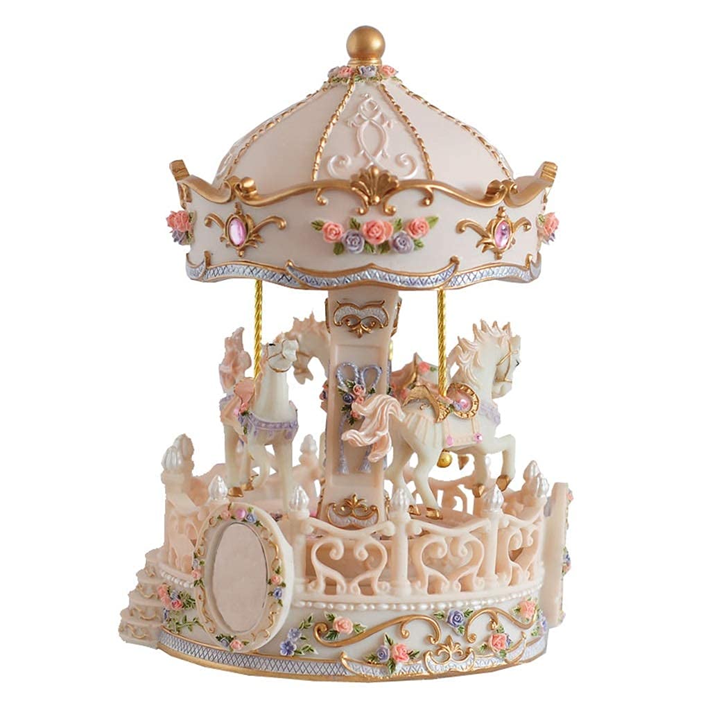 Amazon.co.jp: 2つの動きを持つオルゴールカルーセルオルゴール